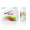 12 Nike RZN White Golf Balls - Volt Yellow