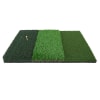 Ram Golf Tri-Surface Practice Hitting Mat - Fairway, Rough and Tee Box - 40 x 60cm - Drives, Approach Shots, Chips and More!