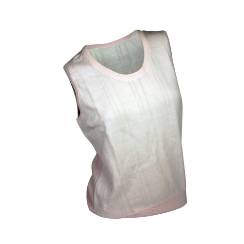 Ashworth Ladies Cross Striped Vest