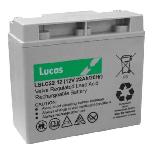 Lucas 12V 22aH Electric Golf Trolley Battery