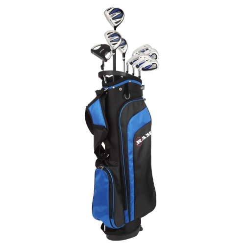 confidence golf mens power v3 club set and stand bag