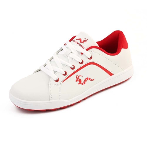 Woodworm Golf Surge V3 Mens Golf Shoes White/Red