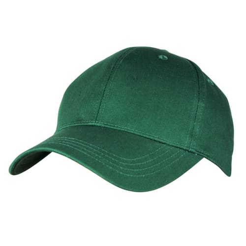Woodworm Cricket Plain Cotton Cap - Green