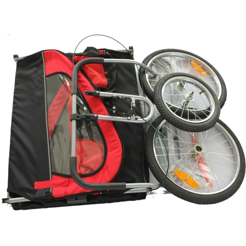 confidence 2 in 1 bike trailer