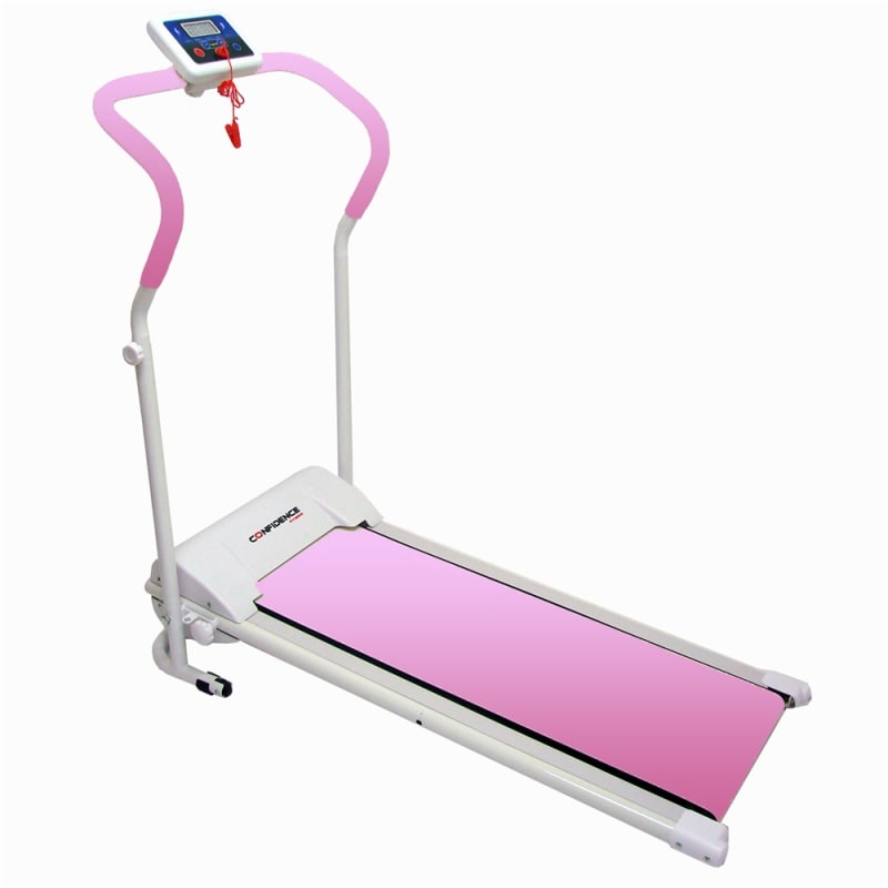 Confidence Power Plus Motorised Treadmill Pink