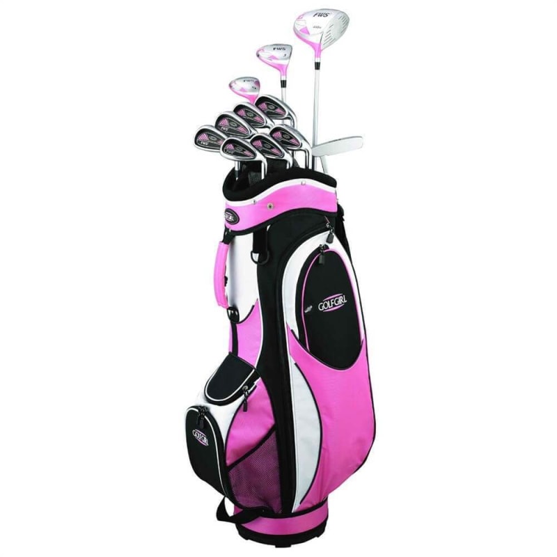 GolfGirl FWS2 Petite Golf Clubs Package Set + Bag PINK