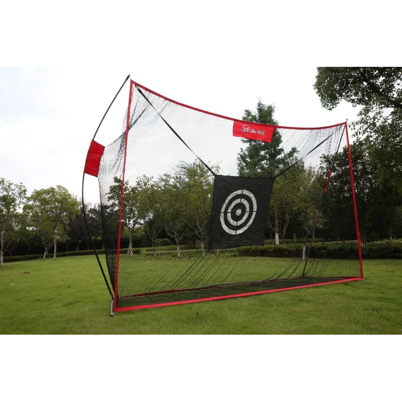 Ram Golf Deluxe Extra Large Portable Golf Hitting Practice Net With Target #2