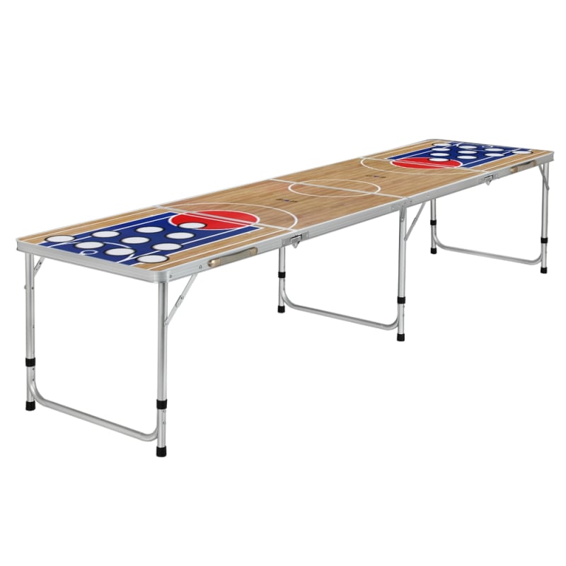 Open Box Zaap 8ft Tournament Size Folding Beer Pong Table