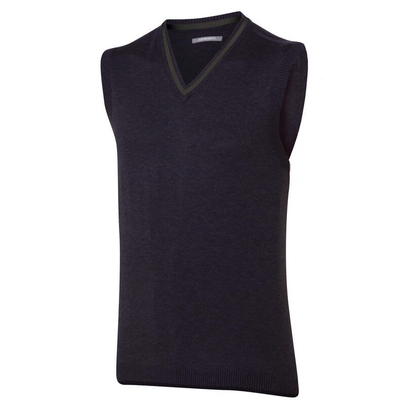 Solid Pima Sweater Vest muller-property 