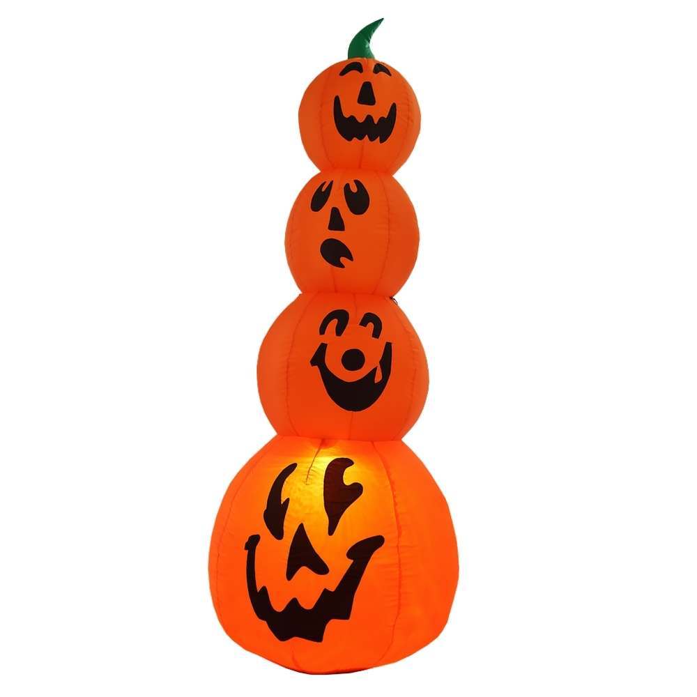 Open Box Homegear Halloween Decorations 6 Feet Inflatable Pumpkin