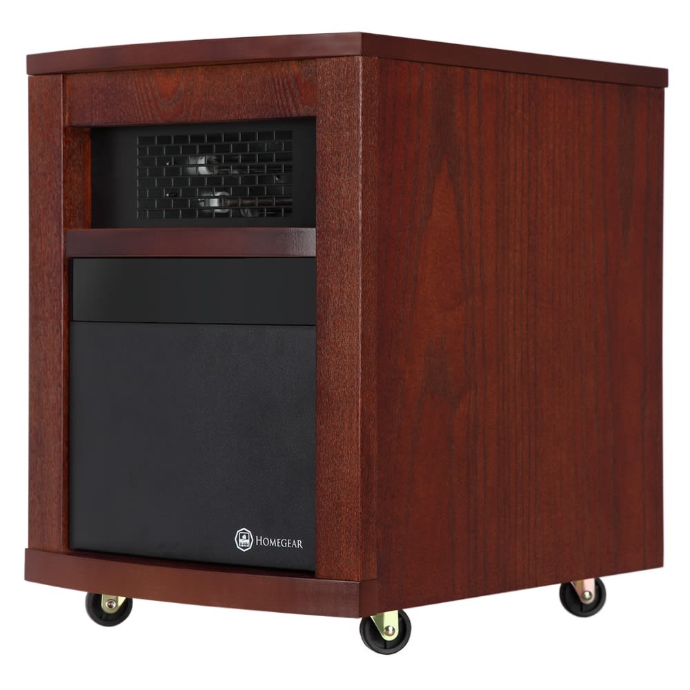 OPEN BOX Homegear 1500W Compact Infrared Space Cabinet Heater - Walnut ...