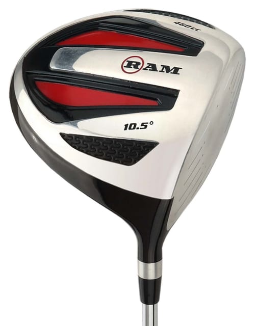 Ram Golf SGS 460cc -1" Driver - Mens Right Hand - Headcover Included - Steel Shaft