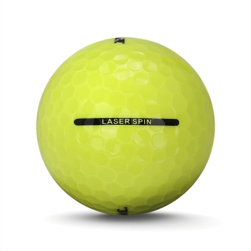 36 Ram Golf Laser Spin Golf Balls - Yellow