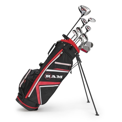 Ram Golf Accubar Plus Golf Clubs Set - Graphite Shafted Woods, Steel Shafted Irons - Mens Right Hand