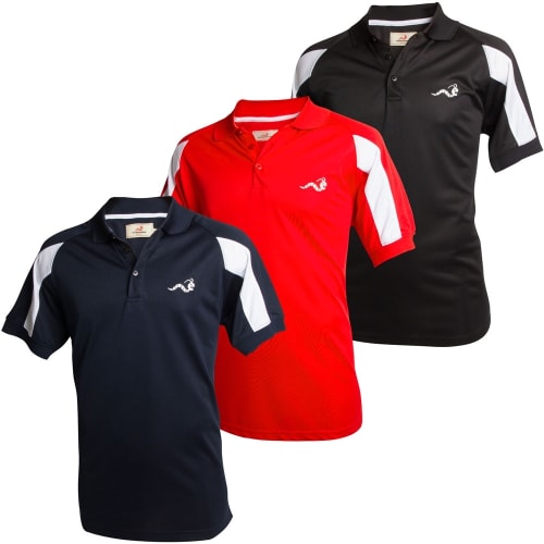 Woodworm Golf Tour Performance Polo Shirts - 3 Pack