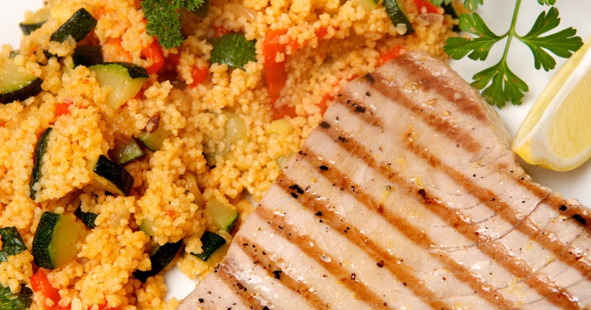 Braised Mahi Mahi with Couscous Recipe - Sharecare
