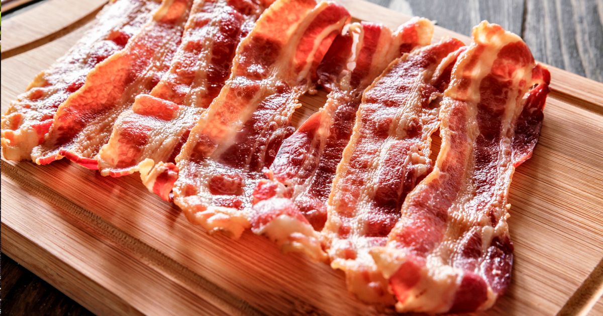 figure with meat bacon