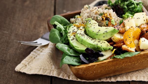 salad with avocado