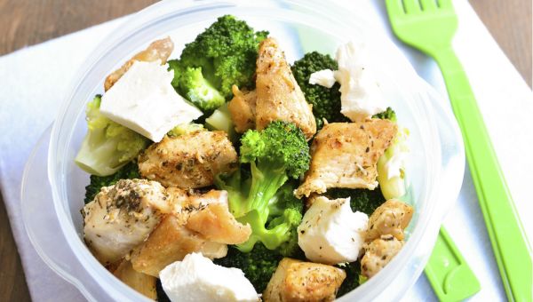 broccoli and tofu