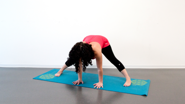 WIDE-LEGGED FORWARD FOLD (PRASARITA PADOTTANASANA) yoga