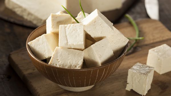 tofu, bowl of tofu, protein