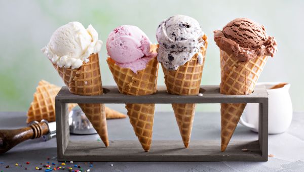 ice cream cones