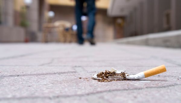 cigarette on street