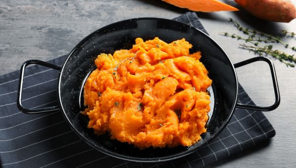 Stuffed sweet potato bowl