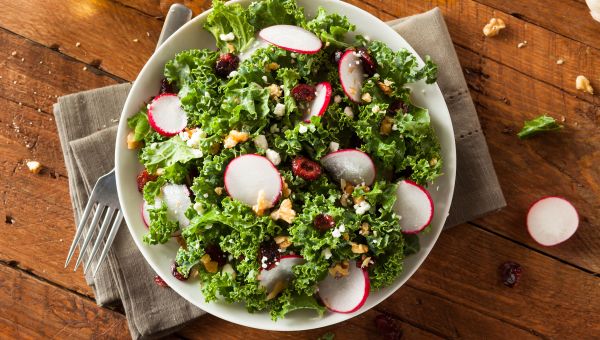 kale and radish salad