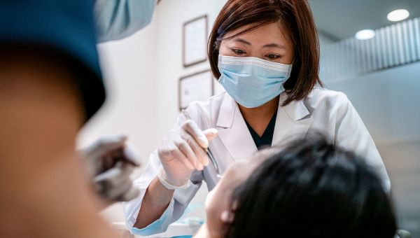 at the dentist