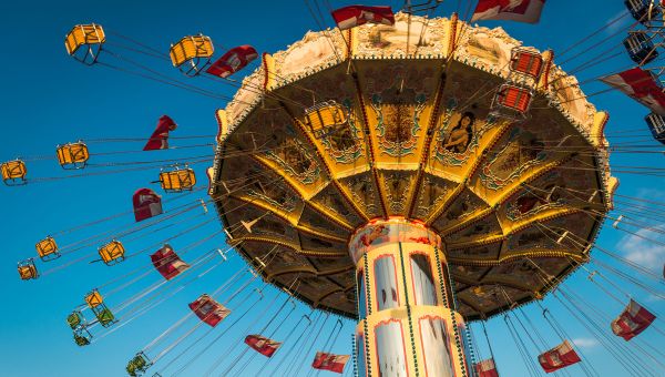 spinning carousel