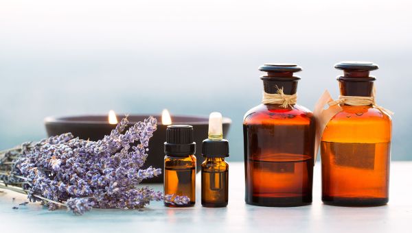 Lavender, essential oils, candles, and other items to perk up a home's decor.