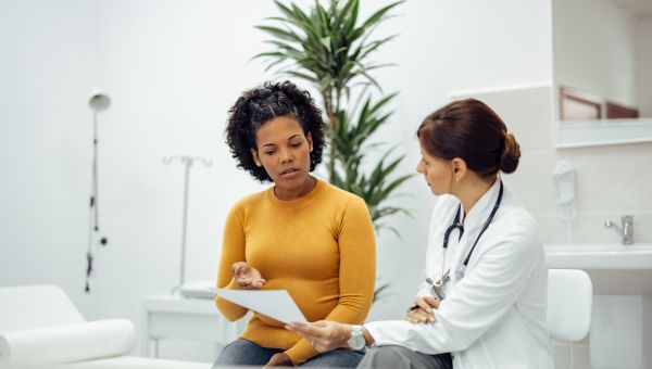 woman, doctor, patient