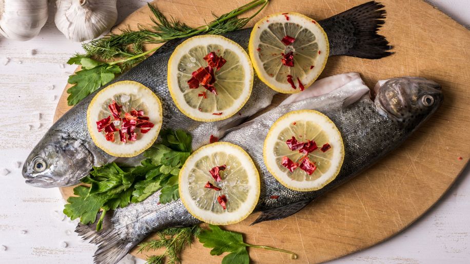 trout with lemon