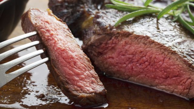 medium rare steak