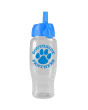 Custom Printed 27 oz. Poly-Pure Bottle with Flip Straw Lid