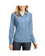 District - Ladies Long Sleeve Washed Woven Shirt