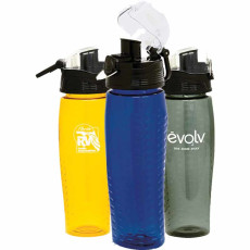 24oz Customizable Groove BPA Free Sports Bottle