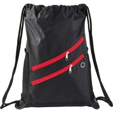 Two Zipper Deluxe Drawstring Sportspack