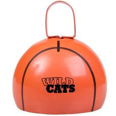 Imprinted Basketball Cow Bell