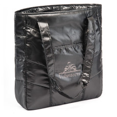 Imprinted Shiny Polyester Everything Tote
