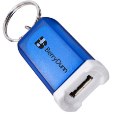Printed Mini Car Charger with Key Ring