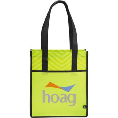 Promo Printed PolyPro Chevron Shopper Tote