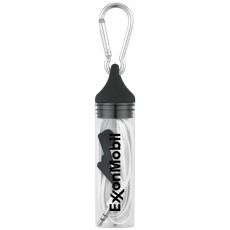Earbuds in Case with Carabiner