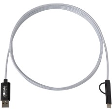 3-in-1 10 Ft. Braided Charging Cable