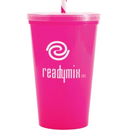 20 oz Stadium Cups With Straw
