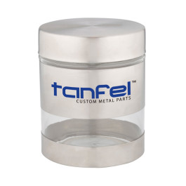 Printed Glass Storage Jar