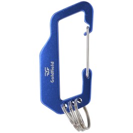 Aluminum Carabiner with Triple Split Ring