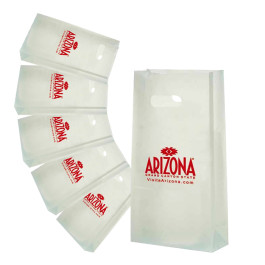 Custom Printed Frosted Die Cut Totes