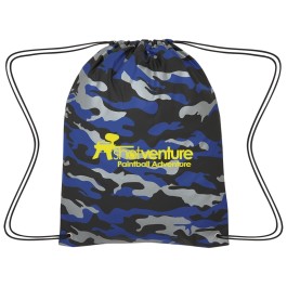 Reflective Camo Drawstring Sports Pack